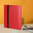 thumbnail image 6 of Kokiya 4 Pockets Trading Card Carrying Binder 20 Sheets for Game Cards Sports Cards Car red, 6 of 9