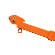 Miumaeov 1100 LB Truck-Mounted Crane Hoist Truck-Mounted Crane with 12V Electric Winch 360 Swivel Pickup Truck Jib Cranes