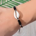 thumbnail image 3 of 12 piezas pulseras tejidas a mano estilo de concha brazalete con cuentas decoración de muñeca cadena de mano regalo para mujer, 3 of 7