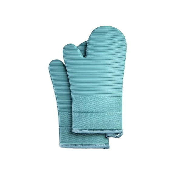 High Temperature Silicone Oven Glove For Kitchen Use Heat Resistant Grip Durable Reusable Silicone Mitt For Microwave Oven Stove Grill Oil Resistant Flexible Dishwasher Safe