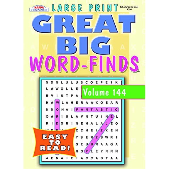 Pre-Owned Great Big Word-Finds Puzzle Book-Word Search Volume 144, 9781559939157, 155993915X, Paperback,