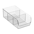 thumbnail image 4 of iDesign Stackable 3-Section Divided Storage Bin for Pantry, Fridge, or Cabinet - Storage for Boxed Foods and Snacks - Made in USA, 4 of 7