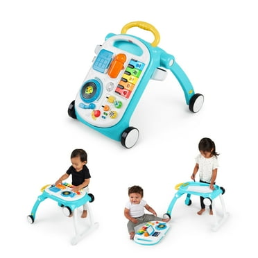 Baby Einstein Musical Mix ‘N Roll 4-in-1 Push Walker, Activity Center, Toddler Table and Floor Toy for 6 Months Unisex