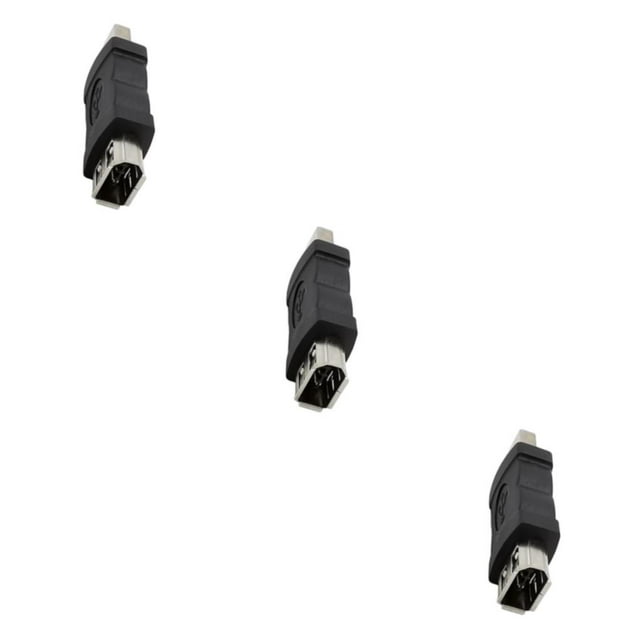 Guardoinrt IEEE 1394 6 Pin Female USB Adaptor Male to for Digital Camera Style A 3Set