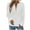 White, variant on BLCHUNen Sweatshirts Jackets for Women Cable Knit 1/4 Zip Crew Neck Pullover Workout Sports Casual Fall Long Sleeve Tops