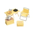 thumbnail image 4 of Doll House Furniture Set With Miniature Foldable Chair And Table Figure For Camping Scene Display Setting Decoration, 4 of 9