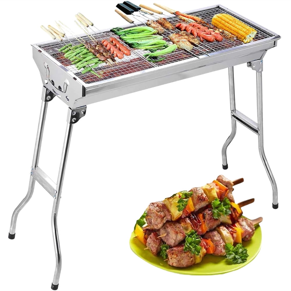 Portable Grill, SEGMART Small BBQ Grill, Outdoor Charcoal Grill with