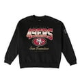 thumbnail image 6 of Women's Gameday Couture  Black San Francisco 49ers Powerhouse Play Premium Fleece Sweatshirt, 6 of 6