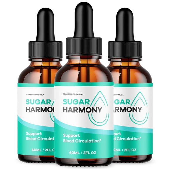 Sugar Harmony Advanced Formula Drops Natural Support Supplement SugarHarmony 90 Servings