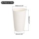 thumbnail image 2 of Tazas de papel blancas para café, paquete de 50, 16 oz x 90mm, tazas desechables de doble capa para agua, leche y jugo, 2 of 6