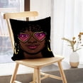 thumbnail image 5 of LALILO Throw Pillow Covers Color African American Girl African Cushion Cover 18" x 18", 2169 Pack, 5 of 6