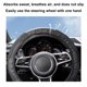 thumbnail image 3 of ¡Precios Bajos!, Funda para volante de coche elástica sin anillo interior de fibra de carbono de cuero para todas las estaciones, funda universal antideslizante para manillar interior de coche, 3 of 8
