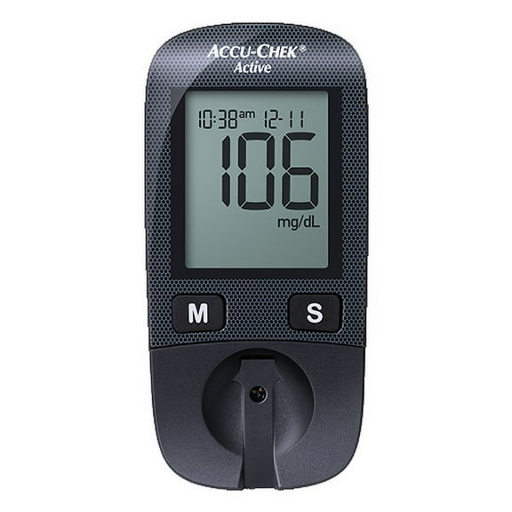 Glucómetro Continuo Accu Chek Active Negro
