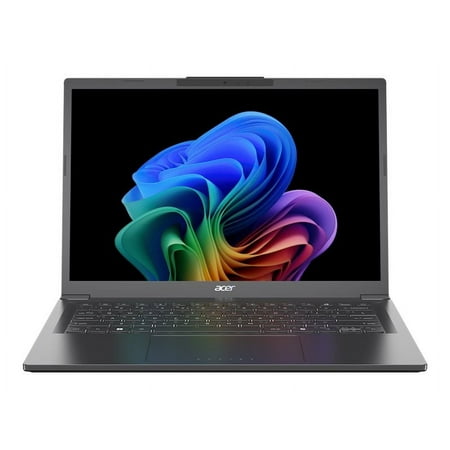 Acer Aspire 14 AI A14-52MT - 180-degree hinge design - Intel Core Ultra 5 - 226V / up to 4.5 GHz - Win 11 Home - Arc Graphics 130V - 16 GB RAM - 512 GB SSD NVMe, QLC - 14" IPS touchscreen 1920 x 1200 - Wi-Fi 6E, Bluetooth - steel gray - kbd: US Intl