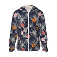 thumbnail image 1 of Fotbe Hawaiian Style Chaqueta con Protección Solar UPF 50+ para Hombre y Mujer, Camisa con Capucha y Bolsillos-Medium, 1 of 7