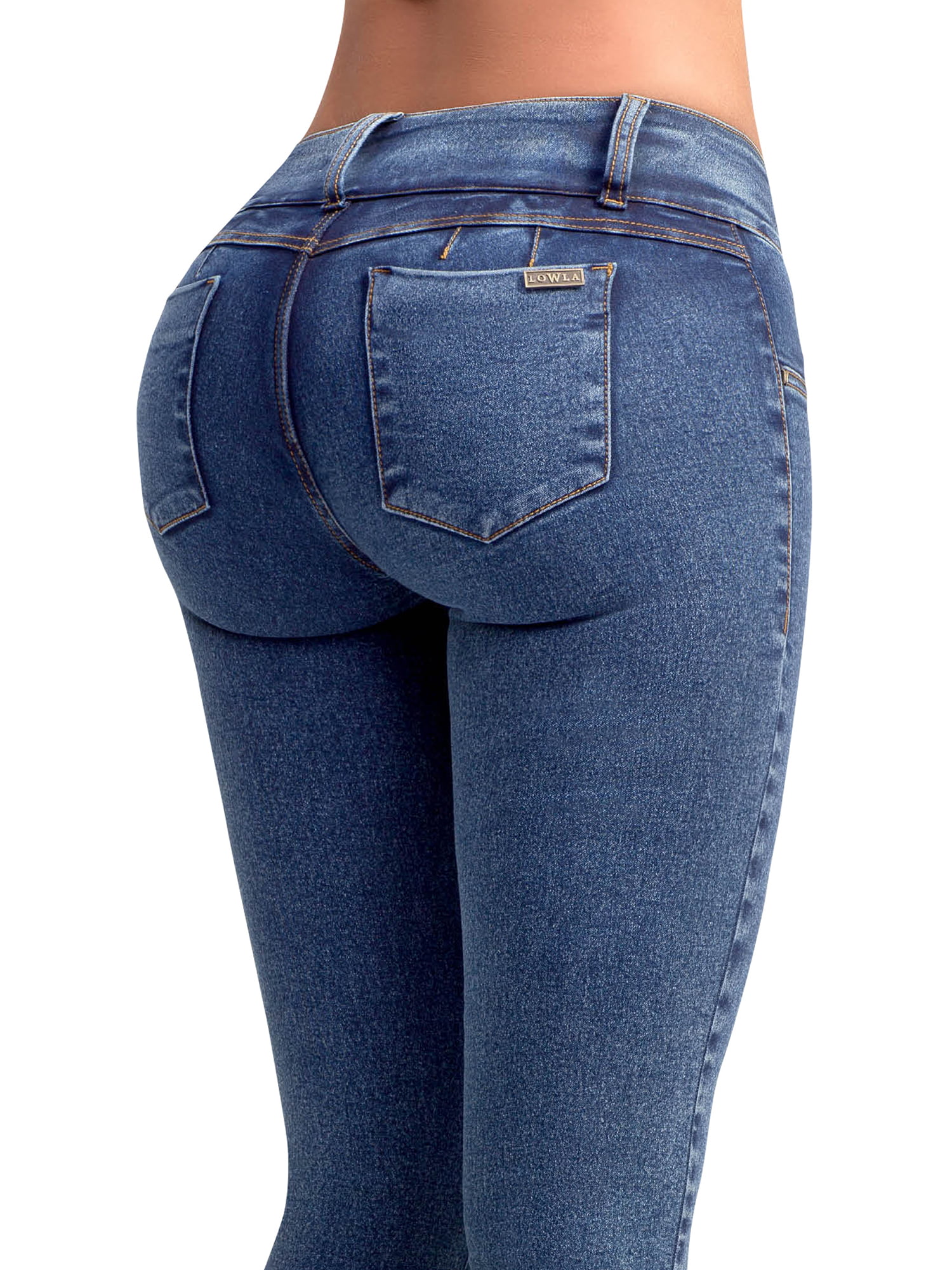 Lowla - Lowla JE217988 Butt Lifting Skinny Jeans With Removable Pads | Jeans Colombianos - Walmart.com - Walmart.com