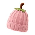thumbnail image 2 of Baby Pumpkin Beanie Knitted Cute Soft Warm Halloween Winter Hat Toddler Costume Accessory Photo Props, 2 of 8