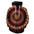 thumbnail image 1 of Sudadera con capucha y cremallera de mandala para hombre, divertida, informal, con estampado 3D, estilo Harajuku, hip hop, con capucha, gran oferta 2024, unisex, genial., 1 of 6