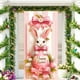 thumbnail image 4 of Decoraciones de Pascua, adornos de Pascua, regalos de Pascua, encantadora decoración de puerta de Pascua, adorable conejito con huevos de Pascua felices, ideal para celebraciones de primavera, decorac, 4 of 6