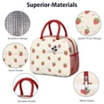 thumbnail image 4 of Lunch Bag Lunch Box for Women Reusable Insulated Lunch Bags,Water-Resistant Fruits Strawberry Pattern Cooler Lunch Tote Bag, Large Capacity for Work Travel Picnic, 4 of 6