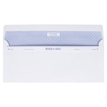 Quality Park No.10 Reveal-N-Seal Security Envelopes - 4.125 X 9.5 Inch, Self-Seal, 500 Count