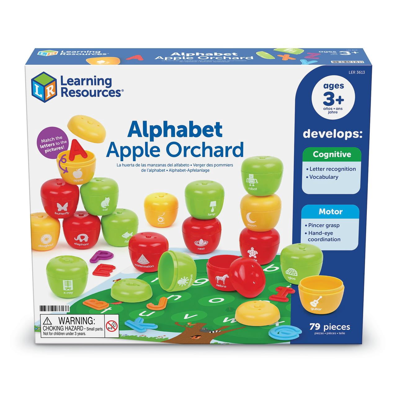 Learning Resources Alphabet Apple Orchard - Early Phonics , ABC Recognition, Ages 3+