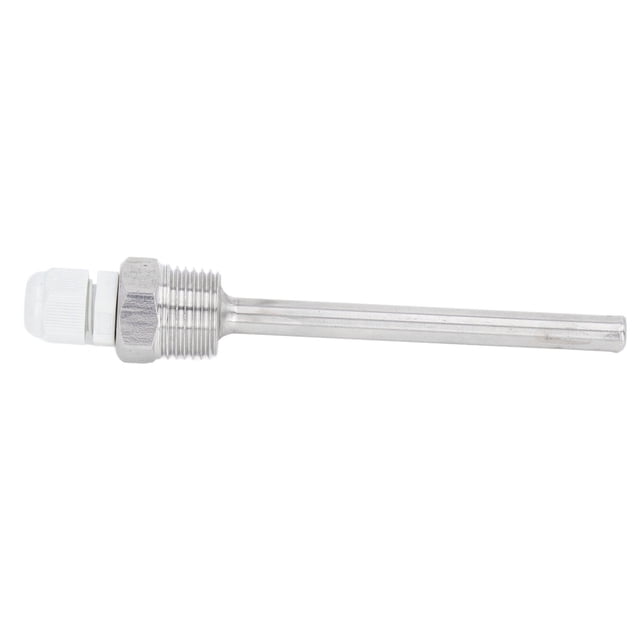 Termopozo con tapa de plástico, sonda de sensor de temperatura de termopozo de acero inoxidable de 100 mm, termómetro de termopozo, diseño de última generación