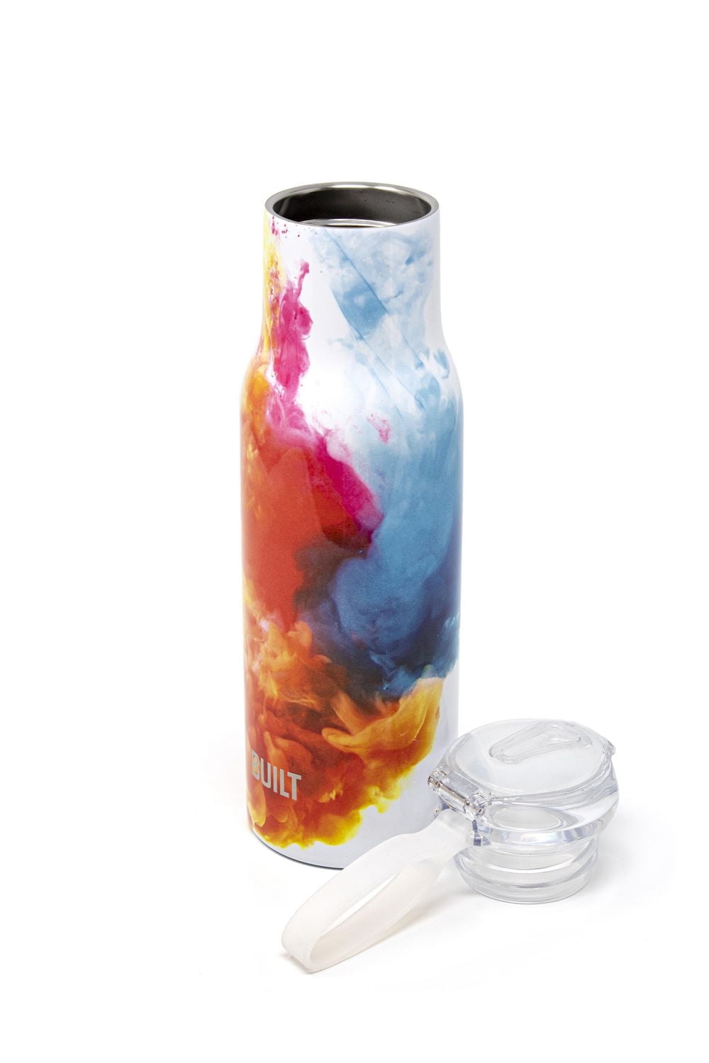 Bouteille à Couvercle Rabattable en Acier Inoxydable Scellée sous vide à Double Paroi de 18 oz