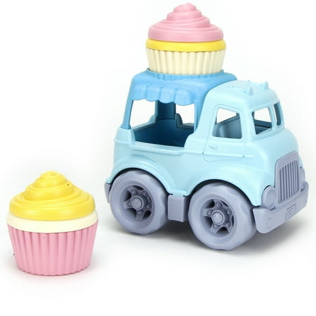 Green Toys: Cupcake Truck – Blue – Pretend Play Dessert Toy Vehicle 2 Cupcakes To Assemble & Transport Recycled Material Kids & Toddlers Ages 2+ Green Toys: Cupcake Truck – Blue – Pretend Play Dessert Toy Vehicle 2 Cupcakes To Assemble & Transport Recycled Material Kids & Toddlers Ages 2+