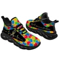 thumbnail image 5 of Uminder Womens Walking Shoes Autism Awareness Sneakers Black Shoes Size 13, 5 of 5