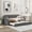 Gray, variant on Noble House Brynn Twin Upholstered Daybed with Trundle and Nailhead Trim, Linen Fabric Sofa Bed, Gray