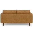 thumbnail image 6 of Morrison 72 inch Wide Mid-Century Modern Sofa in Sienna Top Grain Genuine Leather, 6 of 16