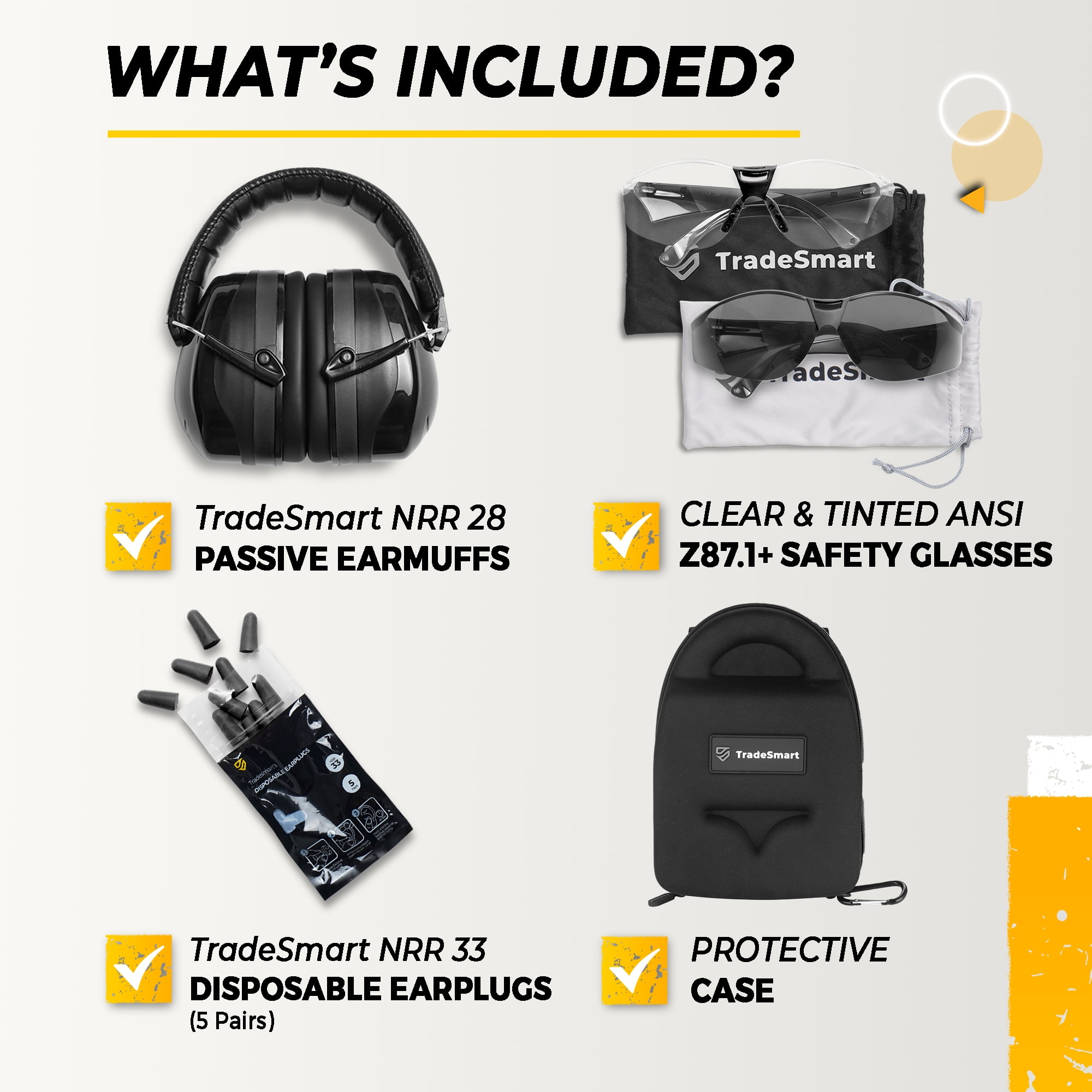 Tradesmart Store Versatile Seasonal Coat TradeSmart Shooting Safety Kit - Earmuffs ...