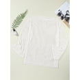 thumbnail image 5 of Vestido de playa Lilosy de crochet translúcido tipo cover up blanco talla S, 5 of 5