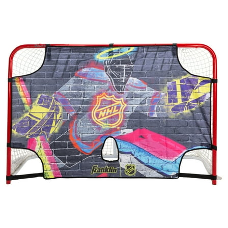 Franklin Sports NHL Hockey Goalie Shooting Target - Shooter Tutor Street Hockey Goal Practice Target - Shooting Practice   Training Equipment - Official Size - 72" x 48"