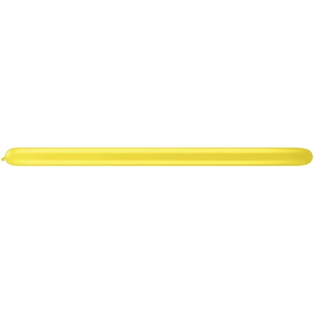 Burton & Burton 260Q Yellow Pencil Latex Balloons, 100 Pack