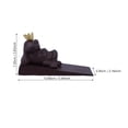 thumbnail image 2 of Cast Iron Door Stop Decorative Rustic Door Stoppers Practical Door Stop Wedge, 2 of 4