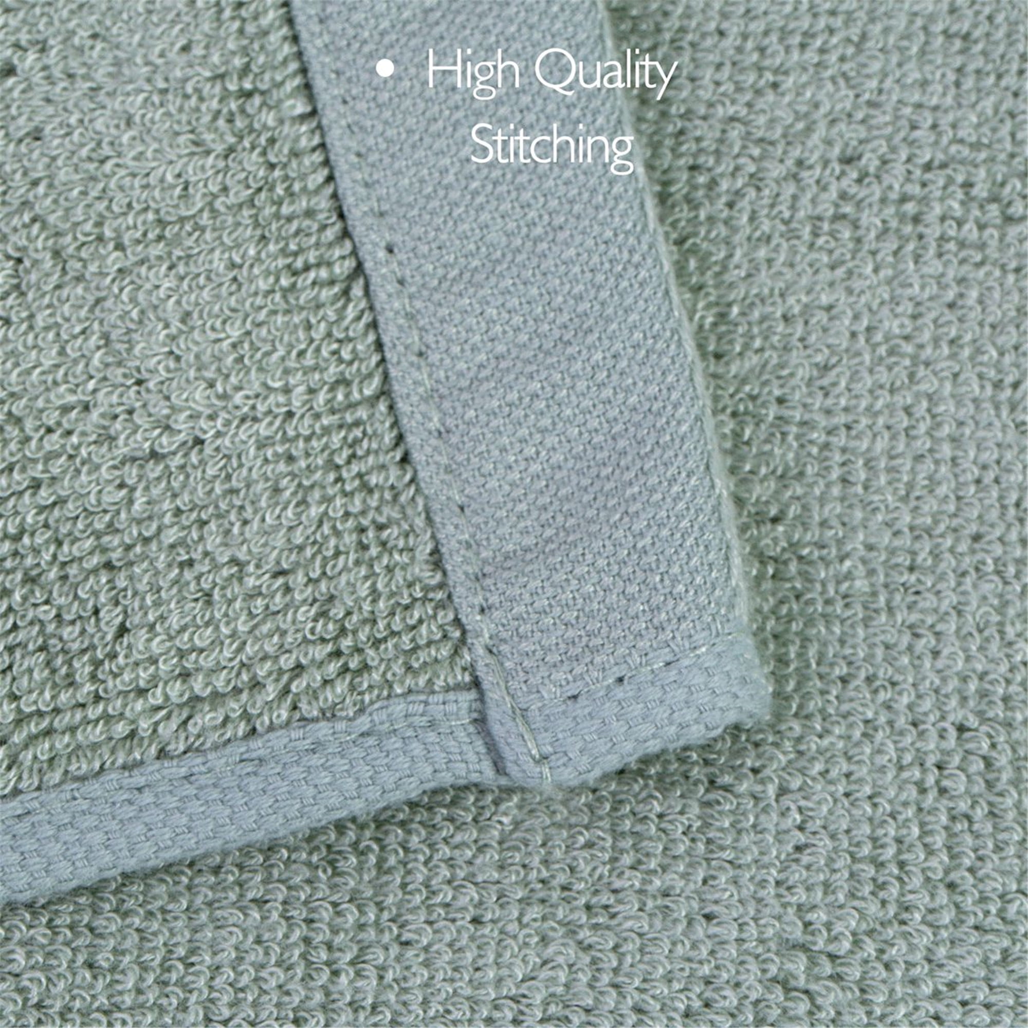 JML Bath Towel Sets, 2 Piece Bamboo Towels, Natural Ultra Soft Touch and Absorbent, No Shedding, Antibacterial & Odor Resistant Towel 27 x 55 inches (Green)