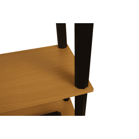 Open 5 - Shelf Standard Bookcase, Multiple Finishes