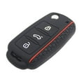 thumbnail image 4 of Silicone Key Fob Cover Jacket Protector Holder Key Protection Case Car Key Holder Protector Black Expression, 4 of 8