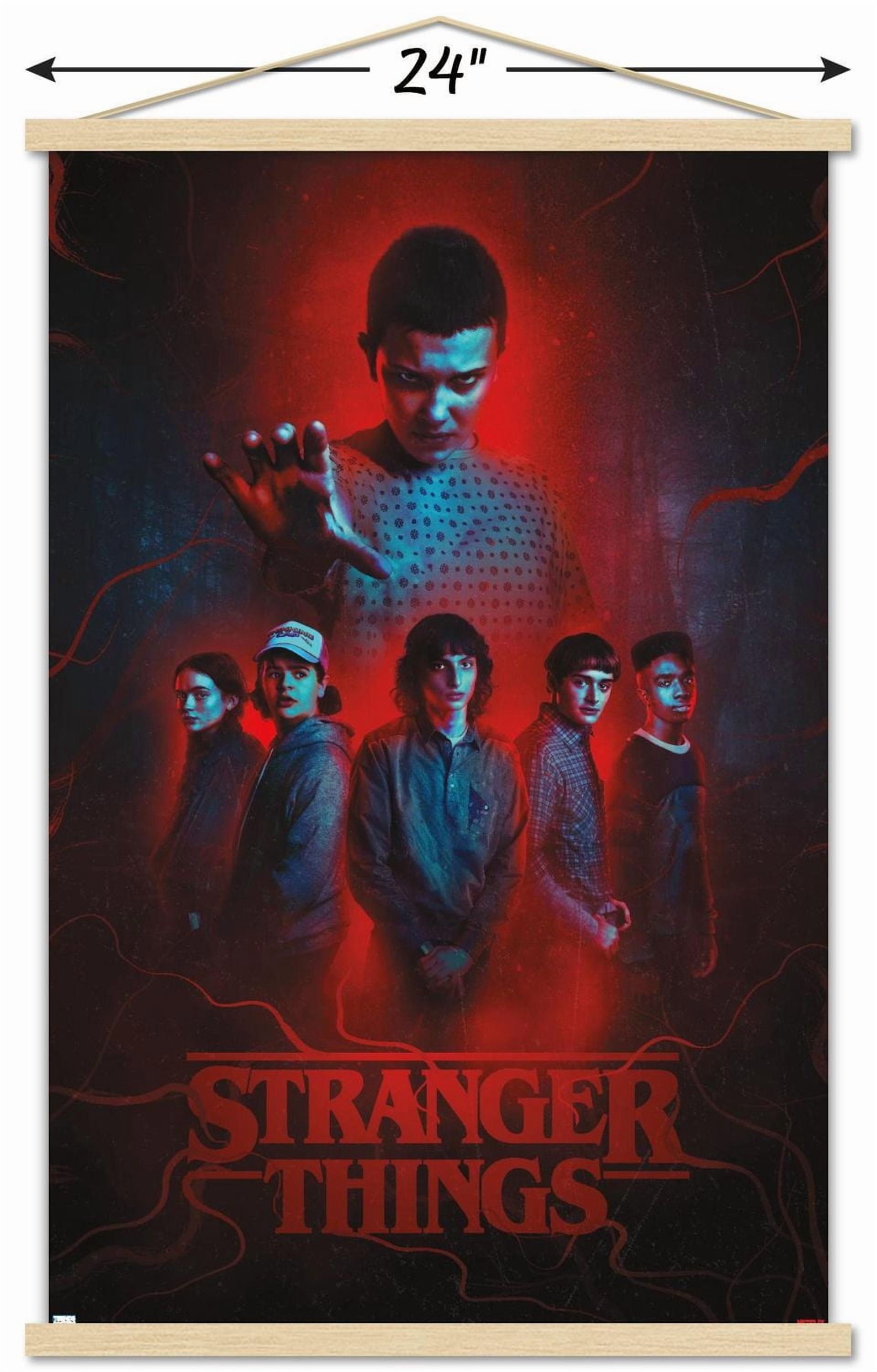 Netflix Stranger Things: Season 4 - Group Wall Poster with Magnetic Frame