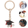 thumbnail image 2 of KAKOWELY 5Pcs Keychains Graduation Season Keyring Gift Bag Metal Decorative Keychains,3.15"X1.02"X0.04", 2 of 5