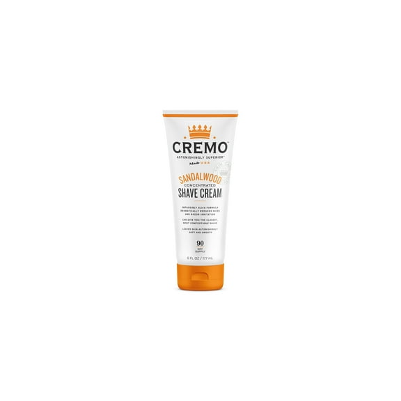 Cremo Concentrated Sandalwood Shave Cream 6 oz (Pack of 5)