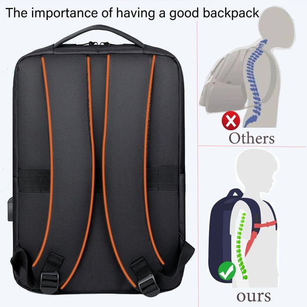 backpack ipad laptop Laptop backpack with USB Charging Port, Travel Backpacks Carrying Case Fits  iPad Pro M4/iPad Air M2, iPad 10th 10.9, iPad 9/8/7th 10.2, iPad Air 5/4th