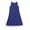 #50 Navy, variant on Solid Colour Knit Women Clothing Summer Casual Bohemian Style T-shirt Dresses Beach Cover Up Sleeveless Loose Tank Vest Lacework Dress with Pockets, Khaki