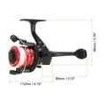thumbnail image 2 of Uxcell Fishing Reel, Ultra Smooth Powerful Fishing Reels with Fishing Lines, Black, Red, 2 of 6