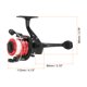 thumbnail image 2 of Carrete de pesca Uxcell, carretes de pesca ultra suaves y potentes con líneas de pesca, negro, rojo, 2 of 6