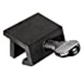 thumbnail image 3 of Defender Security S 4076 Economy Window Sash Lock, 1/4 inch, Extruded Aluminum, Black Painted Finish, (2-pack), 3 of 4