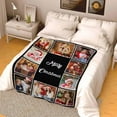 thumbnail image 3 of Custom Best Friends Blanket for Women Personalized Blanket with Photos Text Customized 10 Picture Collages Throw Blanket for Family Adult Kids Couple Birthday Christmas Memorial Gift Blankets, 3 of 5