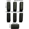 thumbnail image 2 of VATH Self Adhesive Silicone Rubber Feet 11mm(L) x 4.5mm(W) x 4.7mm(H) 6pcs [RB228], 2 of 2